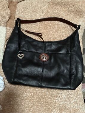Brighton, London groove black/chocolate Asher hobo bag